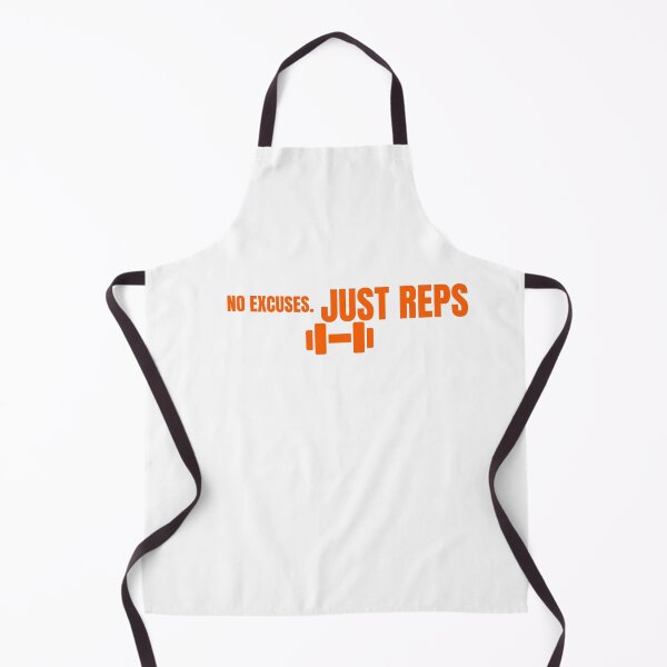 Item preview, No Excuses. Just Reps – Minimalist Gym Motivation Design designed and sold by ConsolAssoc Creative Studio.