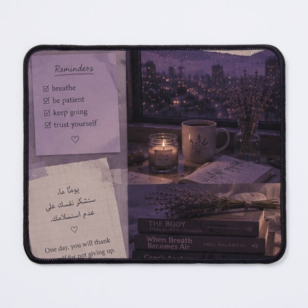 Item preview, Lavender Cozy Quotes Collage | Soft Motivation Aesthetic designed and sold by MIDAD_ABID.