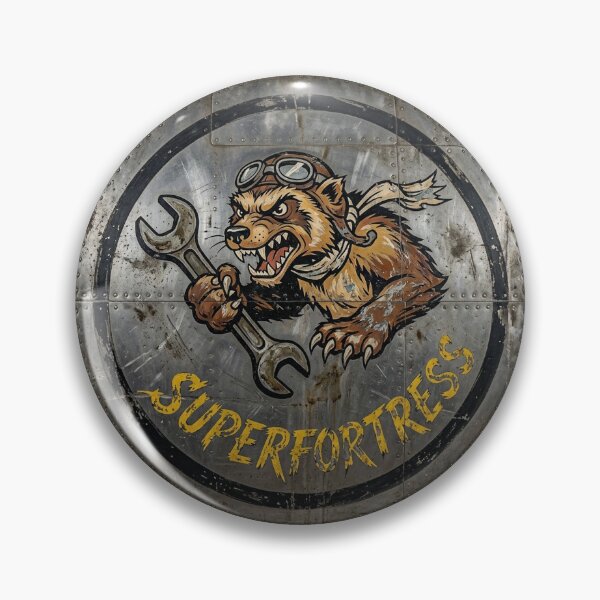 Item preview, Vintage B29 Superfortress Bomber Nose Art designed and sold by DuckOddity.