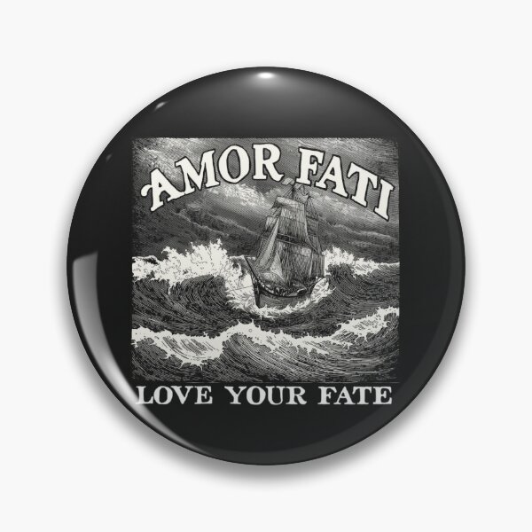 Item preview, Amor Fati Love Your Fate | Stoicism Vintage Ship in Storm designed and sold by VENOHA.