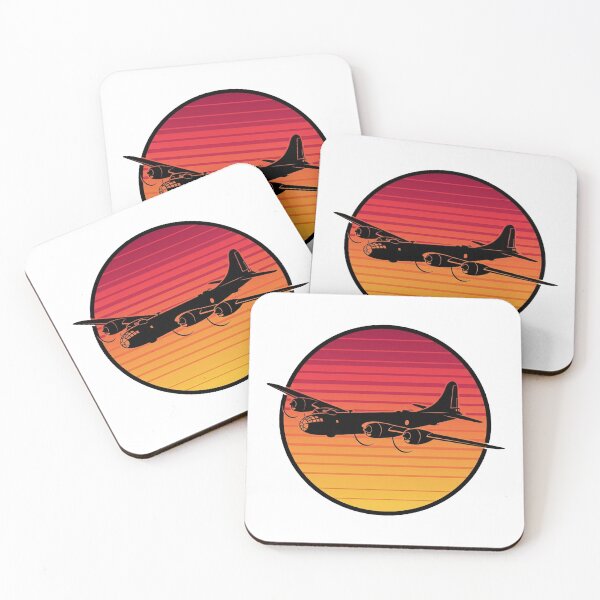 Item preview, Retro Sunset B29 Aircraft Silhouette designed and sold by DuckOddity.