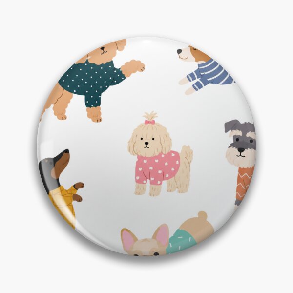 Item preview, Cute Cozy Dog Illustration Kawaii Pet Vibes designed and sold by bosamji.