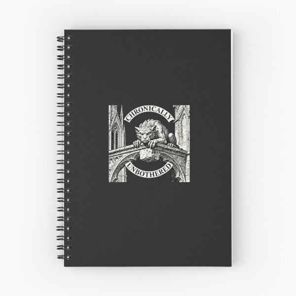 Item preview, Chronically Unbothered Gargoyle | Gothic Dark Academia designed and sold by VENOHA.