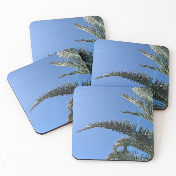 Item preview, Palm and deep blue clear sky designed and sold by gaohao1.