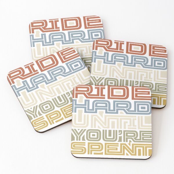 Item preview, Ride Hard Until You're Spent Retro Y2K Typography designed and sold by P2P-paotopao.
