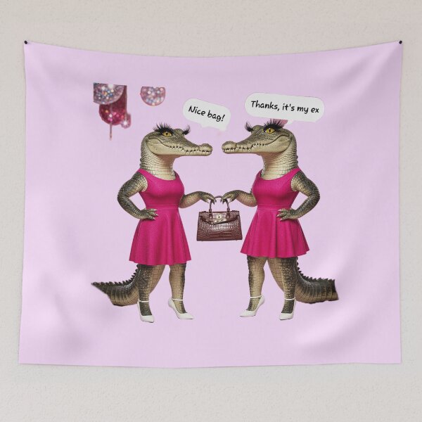 Item preview, Funny Crocodile Ex Boyfriend Meme - Nice Bag Thanks It's My Ex designed and sold by LujziWorld.