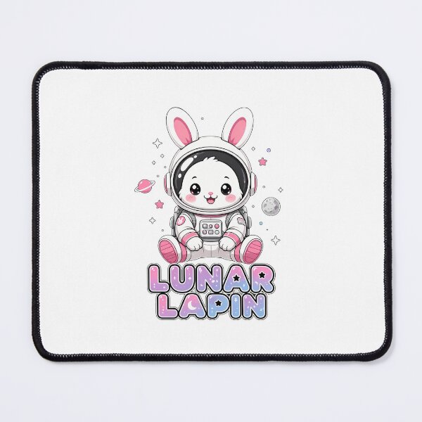 Item preview, Kawaii Space Rabbit: Cute Astronaut Bunny Lunar Lapin designed and sold by chattsuede.