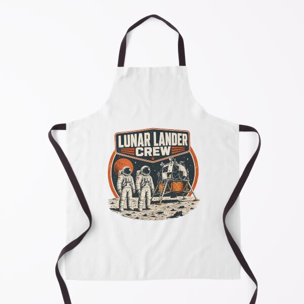 Item preview, Vintage Lunar Lander Crew - Retro Moon Mission Explorer designed and sold by chattsuede.