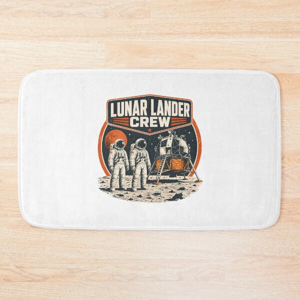 Item preview, Vintage Lunar Lander Crew - Retro Moon Mission Explorer designed and sold by chattsuede.