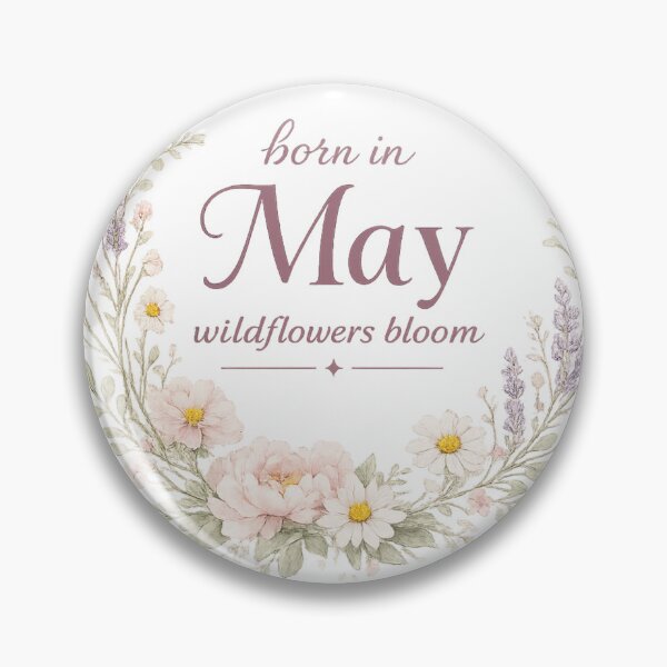 Item preview, Born In May Wildflowers Bloom Birthday Gift for Her Women Floral Shirt designed and sold by DreamelleStudio.