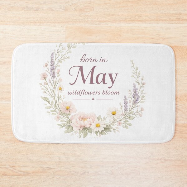 Item preview, Born In May Wildflowers Bloom Birthday Gift for Her Women Floral Shirt designed and sold by DreamelleStudio.