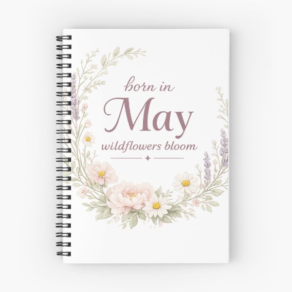 Item preview, Born In May Wildflowers Bloom Birthday Gift for Her Women Floral Shirt designed and sold by DreamelleStudio.