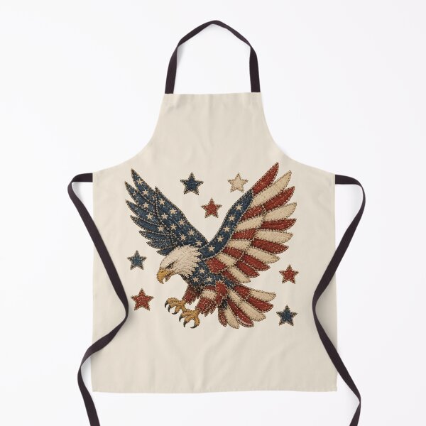Item preview, Faux Patchwork American Eagle - 250 USA 4th Of July - Patriot Vintage Quilt Style Graphic designed and sold by Made by Tamar.
