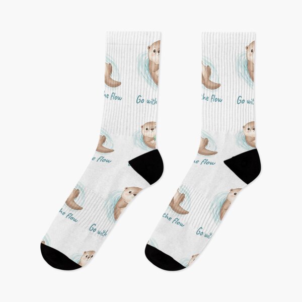 Item preview, Go With The Flow Otter Soft Days Series designed and sold by HumTumMe.