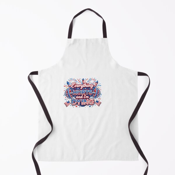 Item preview, Everything Hurts I'm Dying Gym Patriotic Weightlifting Humor designed and sold by chattsuede.