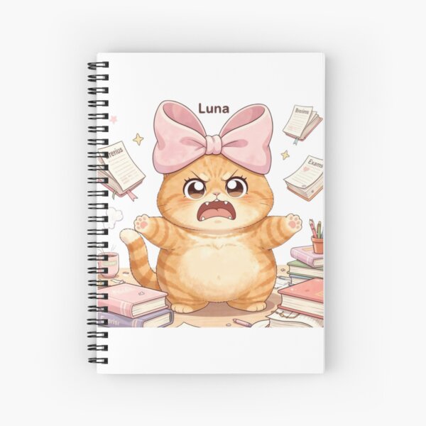Item preview, Angry Study Cat Exam Meltdown designed and sold by Moody Vibes Studio.