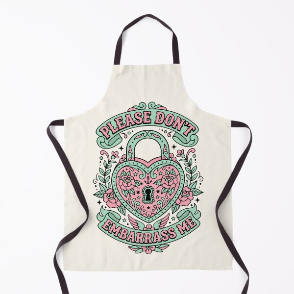 Item preview, Traditional Heart Padlock Dont Embarrass Me Tattoo designed and sold by SplashTastic.