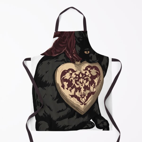Item preview, Velvet Locket Black Cat designed and sold by IllumeInk.