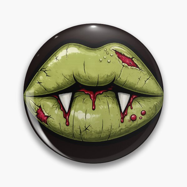 Item preview, Zombie Fang Lips Pop Art designed and sold by OutBox-.