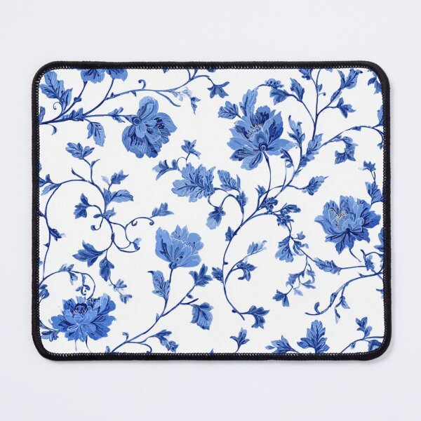 Item preview, Royal Delft Blue Floral Branches Portuguese Inspired Pattern designed and sold by GrinGalore.