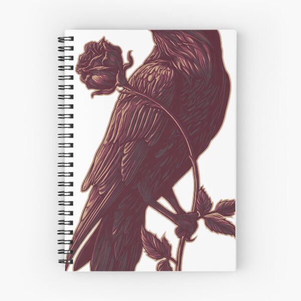 Item preview, Raven with Black Rose designed and sold by IllumeInk.