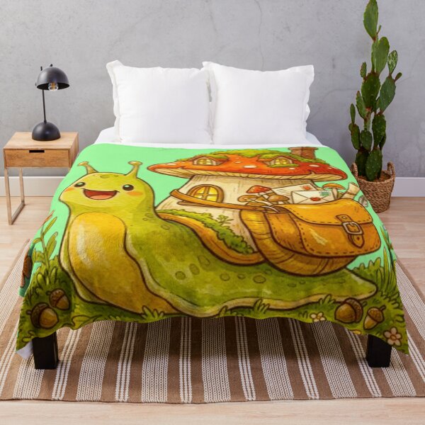 Item preview, Cute Snail Mail Postman - Mushroom House Snail Sticker Art designed and sold by MT-Hub | Cute Aesthetic Art, Stickers & Phone Cases.