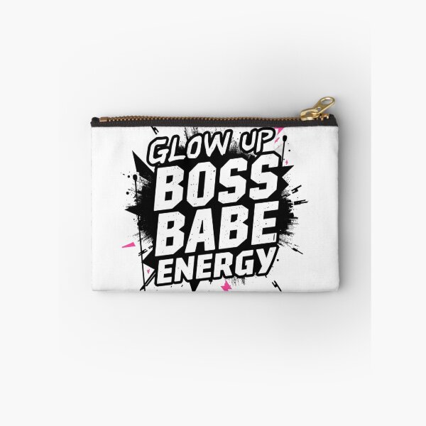 Item preview, Glow Up Boss Babe Energy. Trendy Feminist Girl Power Motivational Typography Design designed and sold by Aarvya Fashion Club ( A.F.C ).