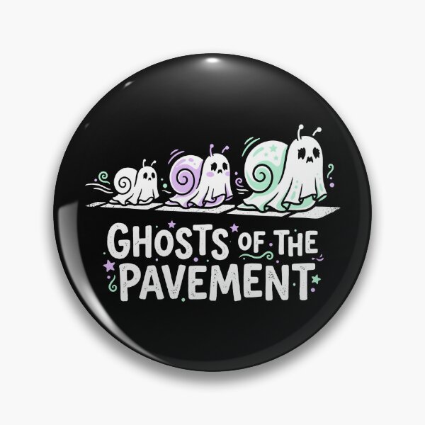 Item preview, Ghosts Of The Pavement Cute Snail Halloween designed and sold by SplashTastic.