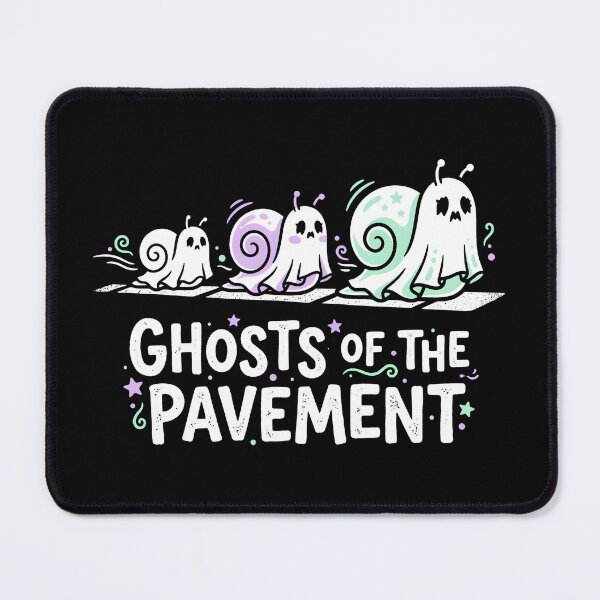 Item preview, Ghosts Of The Pavement Cute Snail Halloween designed and sold by SplashTastic.