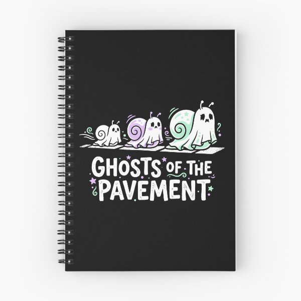 Item preview, Ghosts Of The Pavement Cute Snail Halloween designed and sold by SplashTastic.