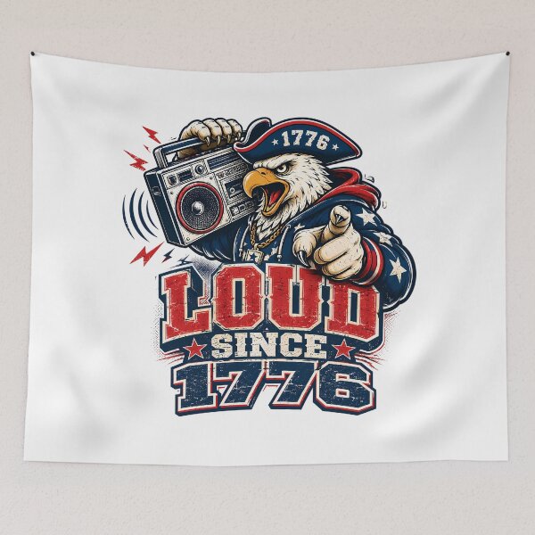 Item preview, Loud Since 1776 American Eagle Patriotic Streetwear designed and sold by chattsuede.