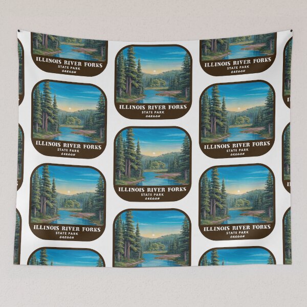 Item preview, Illinois River Forks State Park (Oregon) designed and sold by RabbitK.