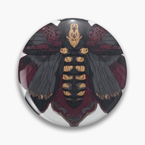 Item preview, Thorned Heart Moth designed and sold by IllumeInk.