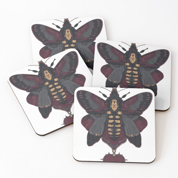Item preview, Thorned Heart Moth designed and sold by IllumeInk.