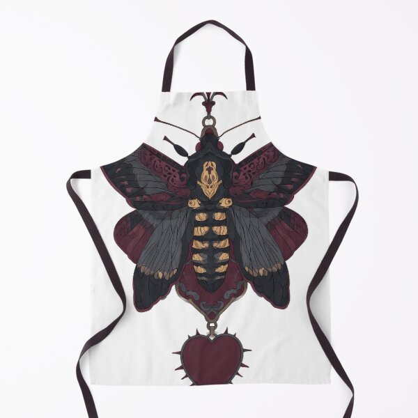 Item preview, Thorned Heart Moth designed and sold by IllumeInk.