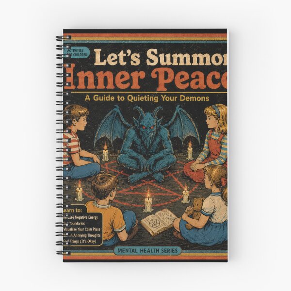 Item preview, Let’s Summon Inner Peace – A Guide to Quieting Your Demons designed and sold by 4TinyPaws.