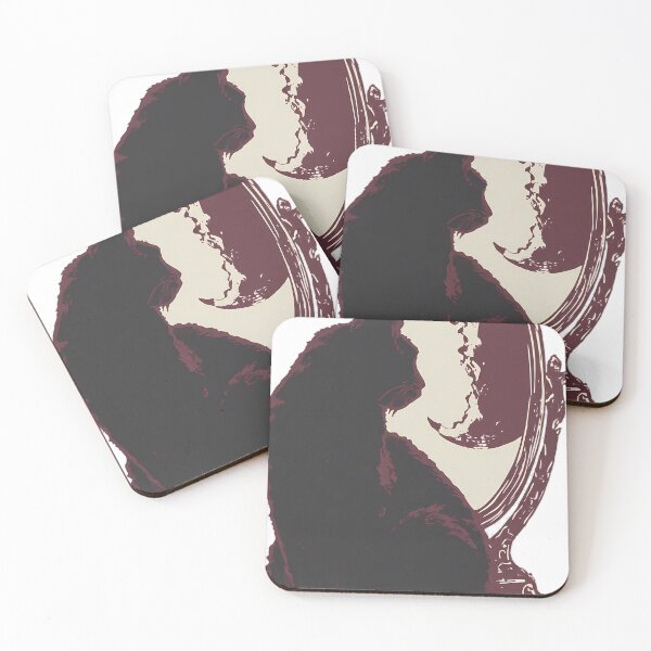 Item preview, Crescent Mirror Black Cat designed and sold by IllumeInk.