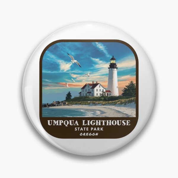 Item preview, Umpqua Lighthouse State Park (Oregon) designed and sold by RabbitK.