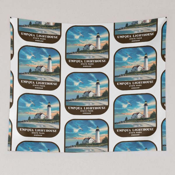 Item preview, Umpqua Lighthouse State Park (Oregon) designed and sold by RabbitK.