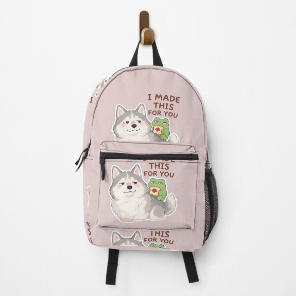 Item preview, Cute Husky and Frog Best Friends designed and sold by carestazafeli.