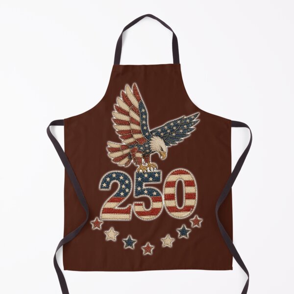 Item preview, Faux Patchwork 250 USA American Eagle - 4th Of July - Patriot Vintage Quilt Style Graphic designed and sold by Made by Tamar.