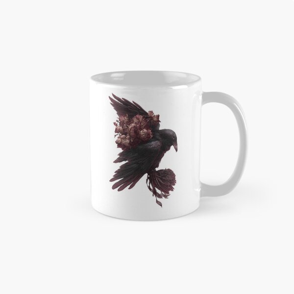 Item preview, Mourning Bouquet Raven designed and sold by IllumeInk.