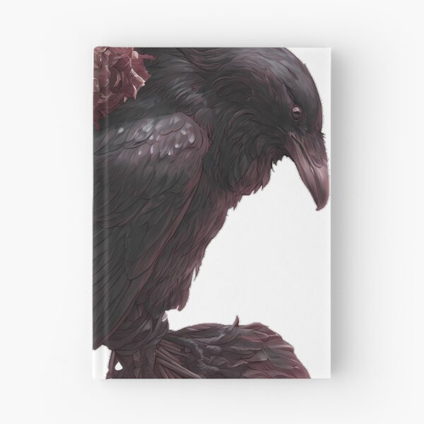 Item preview, Mourning Bouquet Raven designed and sold by IllumeInk.