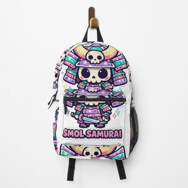Item preview, Smol Samurai Kawaii Skeleton Warrior Pastel Armor Sticker designed and sold by Ecocrushstudio.