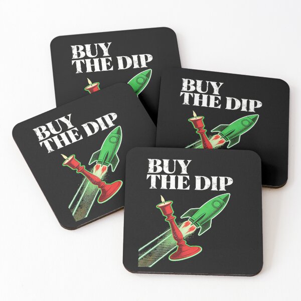 Item preview, BUY THE DIP Retro Trading T-Shirt | Crypto & Stock Market Trader Design designed and sold by ZafranOnline.