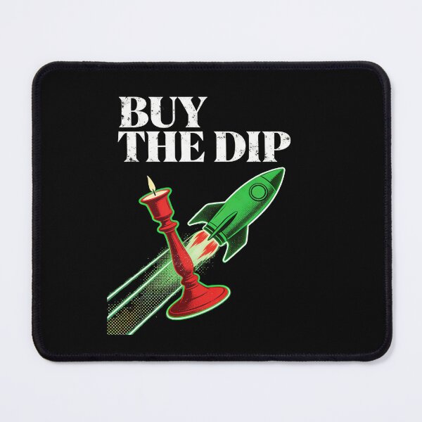 Item preview, BUY THE DIP Retro Trading T-Shirt | Crypto & Stock Market Trader Design designed and sold by ZafranOnline.