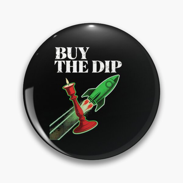 Item preview, BUY THE DIP Retro Trading T-Shirt | Crypto & Stock Market Trader Design designed and sold by ZafranOnline.