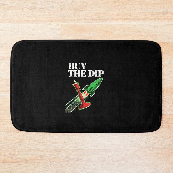 Item preview, BUY THE DIP Retro Trading T-Shirt | Crypto & Stock Market Trader Design designed and sold by ZafranOnline.