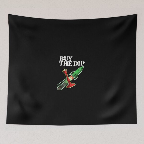 Item preview, BUY THE DIP Retro Trading T-Shirt | Crypto & Stock Market Trader Design designed and sold by ZafranOnline.