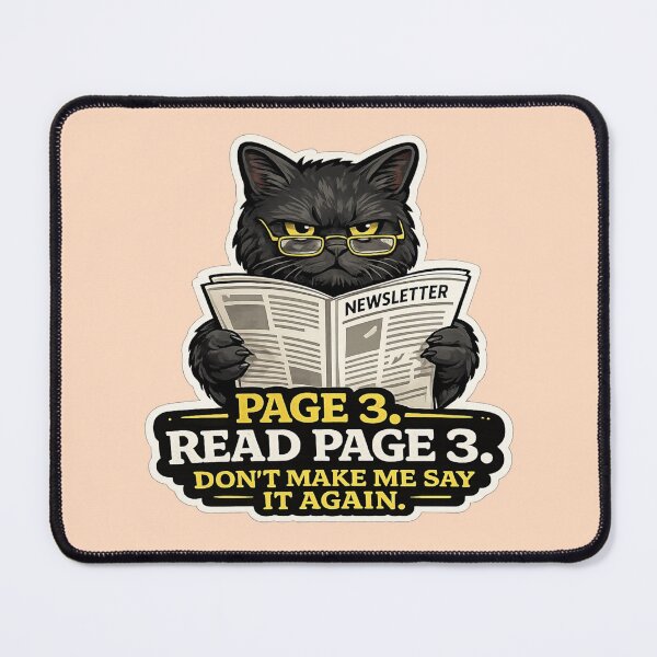Item preview, Grumpy Black Cat Funny Neighbor Rules Cat Lover Gift  designed and sold by Gentlestate.